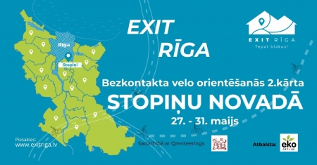 EXIT RĪGA veloorientēšanās 2020 - 2.posms Stopiņi